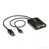 StarTech.com DisplayPort na DVI Dual Link aktywny adapter - DisplayPort na DVI-D adapter konwerter wideo 2560x1600 60 Hz - DP 1.2 na DVI monitor - zasilany przez USB - zatrzaskowe złącze DP