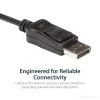StarTech.com DisplayPort na DVI Dual Link aktywny adapter - DisplayPort na DVI-D adapter konwerter wideo 2560x1600 60 Hz - DP 1.2 na DVI monitor - zasilany przez USB - zatrzaskowe złącze DP