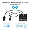 StarTech.com DisplayPort na DVI Dual Link aktywny adapter - DisplayPort na DVI-D adapter konwerter wideo 2560x1600 60 Hz - DP 1.2 na DVI monitor - zasilany przez USB - zatrzaskowe złącze DP