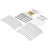 StarTech.com 20-Pack Security kabel Tethers for Adapters & Dongles - Universal adapter kablowy Tether - Tether kabel - Adjustable Length Anti-Theft kabel Tether Lock Kit - Steel