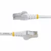 StarTech.com 2m biały kabel Ethernet CAT8, bezzaczepowy RJ45, 25G/40G, 2000 MHz, 100 W PoE++, S/FTP, 26AWG czysta miedź, LSZH, ekranowany kabel krosowy sieciowy z odciążeniami, testowany indywidualnie