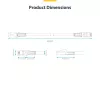 StarTech.com 2m biały kabel Ethernet CAT8, bezzaczepowy RJ45, 25G/40G, 2000 MHz, 100 W PoE++, S/FTP, 26AWG czysta miedź, LSZH, ekranowany kabel krosowy sieciowy z odciążeniami, testowany indywidualnie