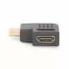 StarTech.com Przejściówka HDMI 2.0 kątowa, wtyk na gniazdo, poziomy kątowy 90-stopni ochronnik portu HDMI, 4K 60Hz, szybki przedłużacz złącza HDMI, M/F