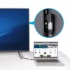 StarTech.com Przejściówka HDMI 2.0 kątowa, wtyk na gniazdo, poziomy kątowy 90-stopni ochronnik portu HDMI, 4K 60Hz, szybki przedłużacz złącza HDMI, M/F