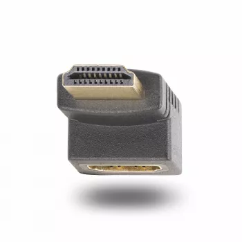 StarTech.com Kątowy adapter HDMI 2.0 w dół, męski na żeński, pionowy 90-stopniowy kątowy ochronnik portu HDMI, 4K 60 Hz, przedłużka złącza HDMI High Speed, M/Ż