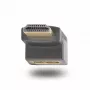 StarTech.com Kątowy adapter HDMI 2.0 w dół, męski na żeński, pionowy 90-stopniowy kątowy ochronnik portu HDMI, 4K 60 Hz, przedłużka złącza HDMI High Speed, M/Ż