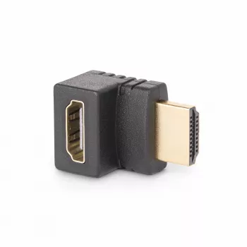 StarTech.com Kątowy adapter HDMI 2.0 w dół, męski na żeński, pionowy 90-stopniowy kątowy ochronnik portu HDMI, 4K 60 Hz, przedłużka złącza HDMI High Speed, M/Ż