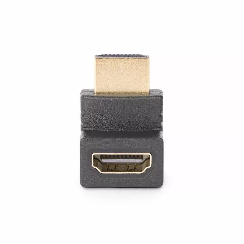 StarTech.com Kątowy adapter HDMI 2.0 w dół, męski na żeński, pionowy 90-stopniowy kątowy ochronnik portu HDMI, 4K 60 Hz, przedłużka złącza HDMI High Speed, M/Ż