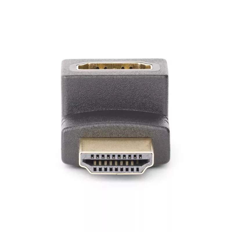 StarTech.com Kątowy adapter HDMI 2.0 w dół, męski na żeński, pionowy 90-stopniowy kątowy ochronnik portu HDMI, 4K 60 Hz, przedłużka złącza HDMI High Speed, M/Ż