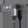 StarTech.com Kątowy adapter HDMI 2.0 w dół, męski na żeński, pionowy 90-stopniowy kątowy ochronnik portu HDMI, 4K 60 Hz, przedłużka złącza HDMI High Speed, M/Ż