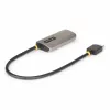 adapter kablowya StarTech.com, HDMI do DisplayPort, 30 cm, 8K 60 Hz, aktywna przejściówka wideo HDMI 2.1 do DP 1.4, zasilana przez USB, z dołączonym kablem