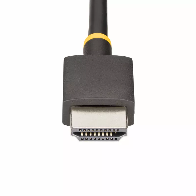 adapter kablowya StarTech.com, HDMI do DisplayPort, 30 cm, 8K 60 Hz, aktywna przejściówka wideo HDMI 2.1 do DP 1.4, zasilana przez USB, z dołączonym kablem