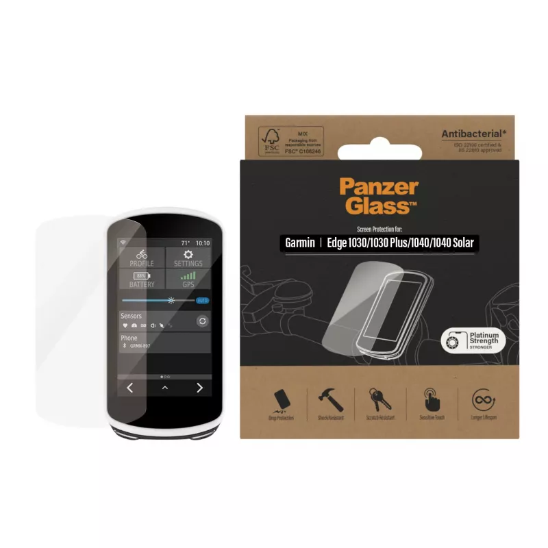PanzerGlass ochrona ekranu Garmin Edge 1030 1040 matowe szkło hartowane