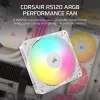 Wentylator Corsair RS120 ARGB 12 cm Biały 420-2100 RPM