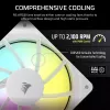Wentylator Corsair RS120 ARGB 12 cm Biały 420-2100 RPM