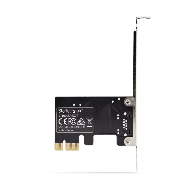 Karta sieciowa StarTech.com 1-portowy Gigabitowy PCIe, karta sieciowa 10/100/1000Mbps PCI Express, NIC, Realtek RTL8111H, działa z Windows i Linux, zgodna z TAA