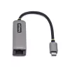 StarTech.com 2.5GbE USB-C do Ethernet Adapter, 100W PD Pass-Through, NBASE-T NIC, USB 3.0 Typ-C 2.5/1G Multi Speed sieciowy, Thunderbolt Kompatybilny, Windows & Mac