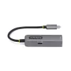 StarTech.com Adapter USB-C na Ethernet, NIC, 100W PD Pass-Through, USB 3.0 Type-C 1Gb/s wieloprędkościowy adapter sieciowy, kompatybilny z Thunderbolt, Windows i Mac