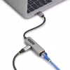 StarTech.com Adapter USB-C na Ethernet, NIC, 100W PD Pass-Through, USB 3.0 Type-C 1Gb/s wieloprędkościowy adapter sieciowy, kompatybilny z Thunderbolt, Windows i Mac