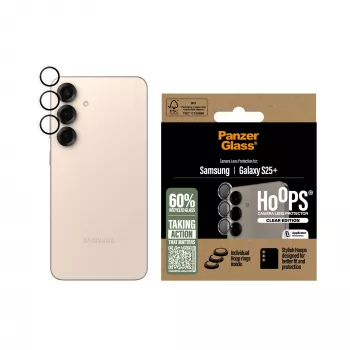 PanzerGlass ® Hoops® Osłona obiektywu aparatu przezroczysta Samsung Galaxy S25+