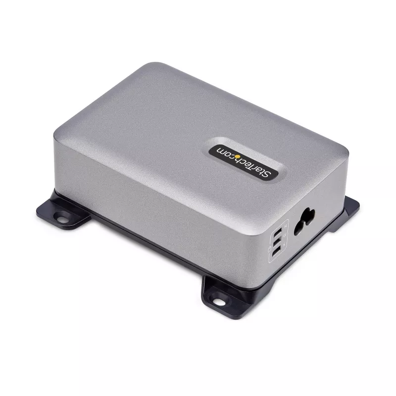 StarTech.com 4-portowa ładowarka USB-C do wielu urządzeń, łączna moc 240 W, pojedynczy port 140 W EPR, PD 3.1, porty z zabezpieczeniem śrubowym, sale konferencyjne, w zestawie uchwyt do montażu na powierzchni