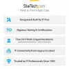 StarTech.com 4-portowa ładowarka USB-C do wielu urządzeń, łączna moc 240 W, pojedynczy port 140 W EPR, PD 3.1, porty z zabezpieczeniem śrubowym, sale konferencyjne, w zestawie uchwyt do montażu na powierzchni