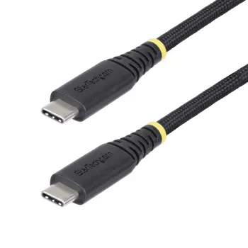 StarTech.com 10ft (3m) kabel ładujący USB-C, wytrzymały i ultraelastyczny, 240W (5A) PD EPR, kabel ładujący do laptopa USB 2.0, certyfikat USB-IF, solidny kabel ładujący USB-C