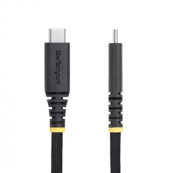 StarTech.com 10ft (3m) kabel ładujący USB-C, wytrzymały i ultraelastyczny, 240W (5A) PD EPR, kabel ładujący do laptopa USB 2.0, certyfikat USB-IF, solidny kabel ładujący USB-C