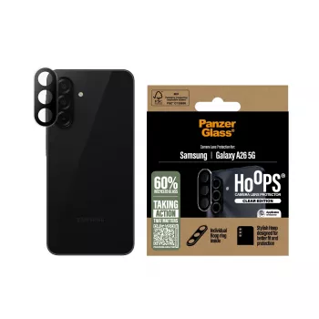 Ochrona obiektywu aparatu PanzerGlass Samsung Galaxy A26 5G Odporna na zarysowania i wstrząsy