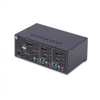 StarTech.com P2ADDH462-KVM-SWITCH przełącznik KVM Czarny
