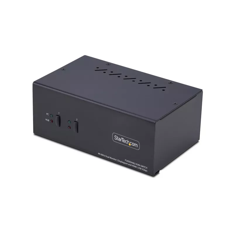 StarTech.com P2ADDH462-KVM-SWITCH przełącznik KVM Czarny