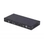StarTech.com 2-portowy przełącznik KVM DisplayPort z obsługą dwóch monitorów i matrycą wideo z podwójnym widokiem, 4K 60 Hz, 4 porty koncentratora USB, przełączanie skrótami klawiszowymi, matryca KVM DP 1.2, zgodny z TAA