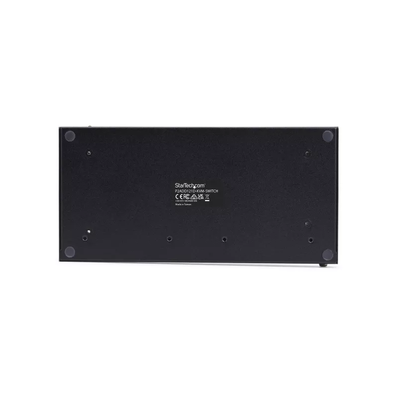 StarTech.com 2-portowy przełącznik KVM DisplayPort z obsługą dwóch monitorów i matrycą wideo z podwójnym widokiem, 4K 60 Hz, 4 porty koncentratora USB, przełączanie skrótami klawiszowymi, matryca KVM DP 1.2, zgodny z TAA