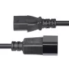 Przedłużacz zasilający StarTech.com 4,5 m (15 stóp), C14 na C13, do PDU, 15 A 250 V, 14 AWG, kabel sieciowy AC do PDU/zasilaczy, certyfikat KEMA-KEUR