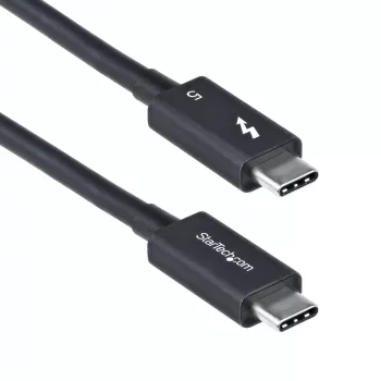 StarTech.com 2.6ft (80cm) Kabel Thunderbolt 5, 80Gbps/Do 120Gbps, 240W PD, 8K 60Hz, Certyfikowany kabel Thunderbolt - Kompatybilny z Thunderbolt 4/USB4/USB-C