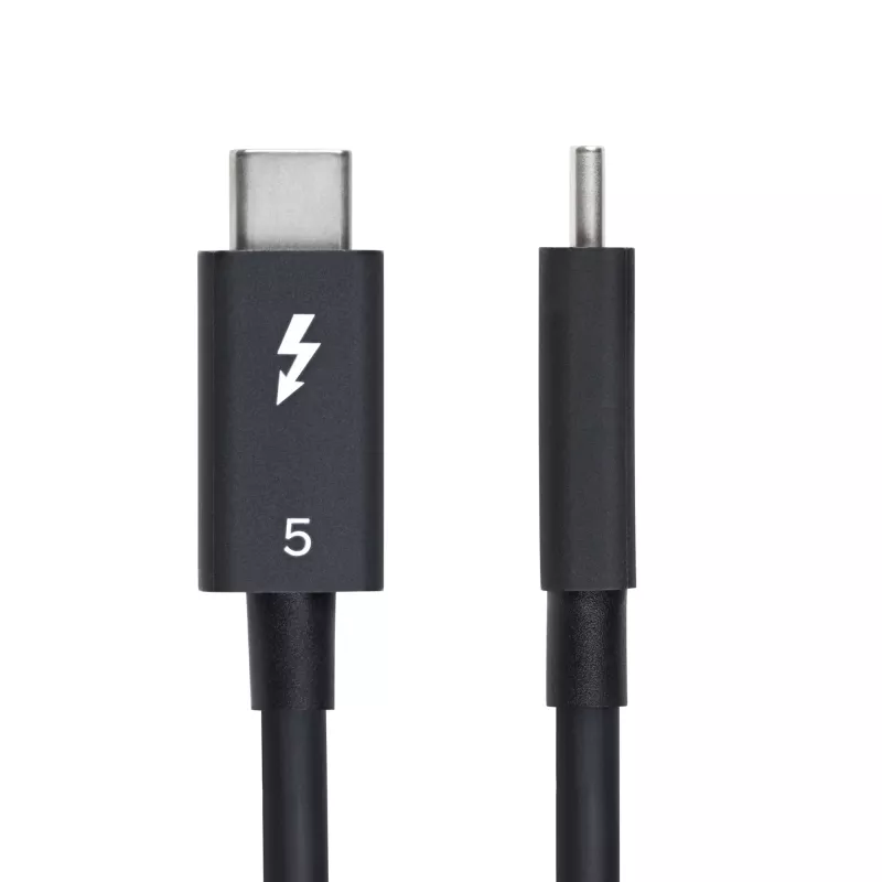 StarTech.com 2.6ft (80cm) Kabel Thunderbolt 5, 80Gbps/Do 120Gbps, 240W PD, 8K 60Hz, Certyfikowany kabel Thunderbolt - Kompatybilny z Thunderbolt 4/USB4/USB-C