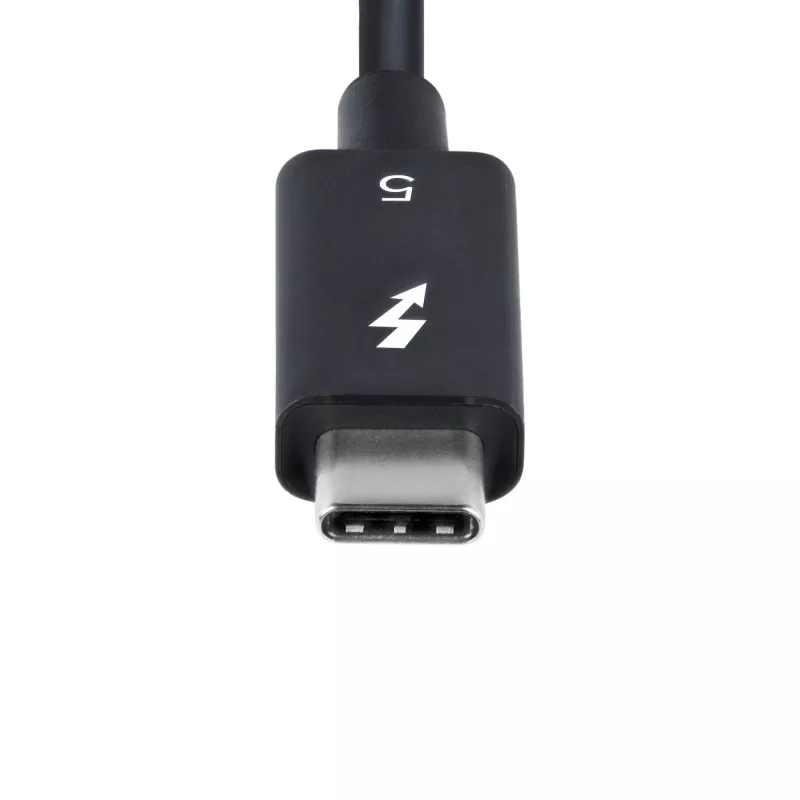 StarTech.com 2.6ft (80cm) Kabel Thunderbolt 5, 80Gbps/Do 120Gbps, 240W PD, 8K 60Hz, Certyfikowany kabel Thunderbolt - Kompatybilny z Thunderbolt 4/USB4/USB-C