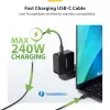 StarTech.com 2.6ft (80cm) Kabel Thunderbolt 5, 80Gbps/Do 120Gbps, 240W PD, 8K 60Hz, Certyfikowany kabel Thunderbolt - Kompatybilny z Thunderbolt 4/USB4/USB-C