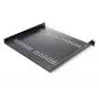 StarTech.com 1U Server Rack Shelf - Uniwersalna wentylowana półka wspornikowa do montażu w szafie rack 19 cali - Wytrzymała stal – Udźwig 44lb/20kg - Półka o głębokości 16 cali, czarna