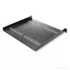 StarTech.com 1U Server Rack Shelf - Uniwersalna wentylowana półka wspornikowa do montażu w szafie rack 19 cali - Wytrzymała stal – Udźwig 44lb/20kg - Półka o głębokości 16 cali, czarna