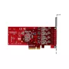 StarTech.com 4-Port USB Type-C PCIe Card, USB 3.2 10Gbps, USB-C PCI Express Expansion Card, 4x Independent USB Controllers, Windows/Linux/macOS, TAA-Compliant