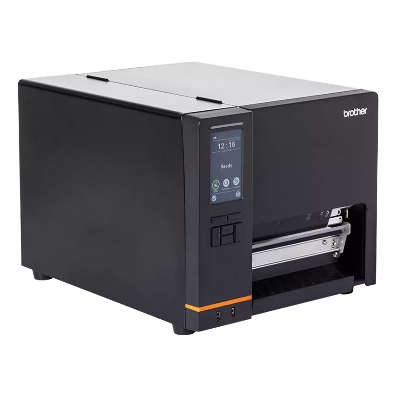 Drukarka etykiet Brother TJ6421TN Druk termiczny bezpośredni / termotransferowy Kolor 203 x 300 DPI 304.8 mm/s Przewodowa Ethernet LAN Wi-Fi Bluetooth
