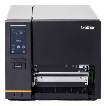 Drukarka etykiet Brother IMP ETIQUETTES TJ-6521TN Termotransferowa/Termiczna Kolor 203 x 300 DPI 304.8 mm/s Przewodowa Ethernet LAN Wi-Fi Bluetooth
