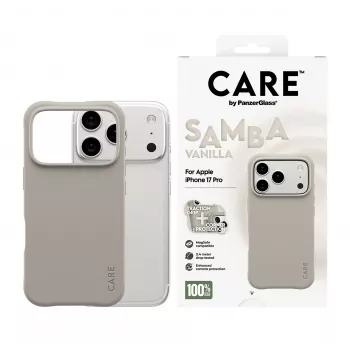 Cover PanzerGlass CARE by modne etui Samba Vanilla MagSafe iPhone 17 Pro