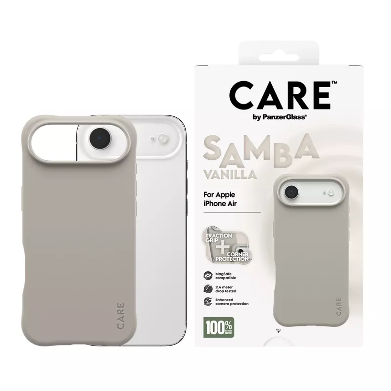 Cover PanzerGlass CARE by modne etui Samba Vanilla MagSafe iPhone 17 Air