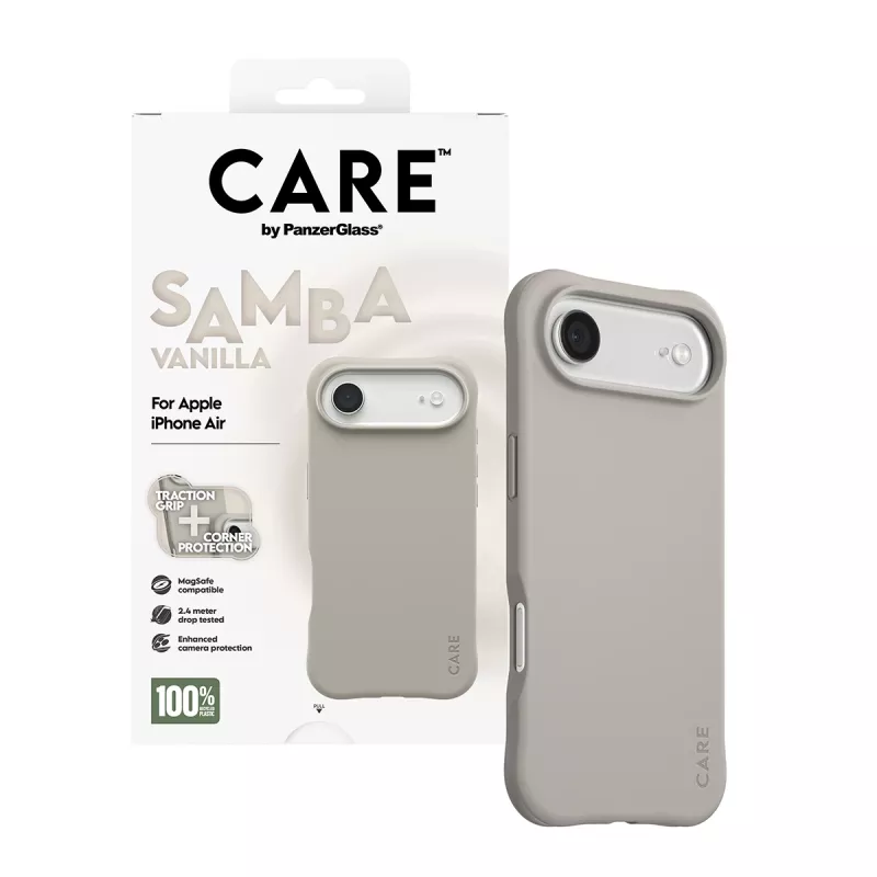 Cover PanzerGlass CARE by modne etui Samba Vanilla MagSafe iPhone 17 Air