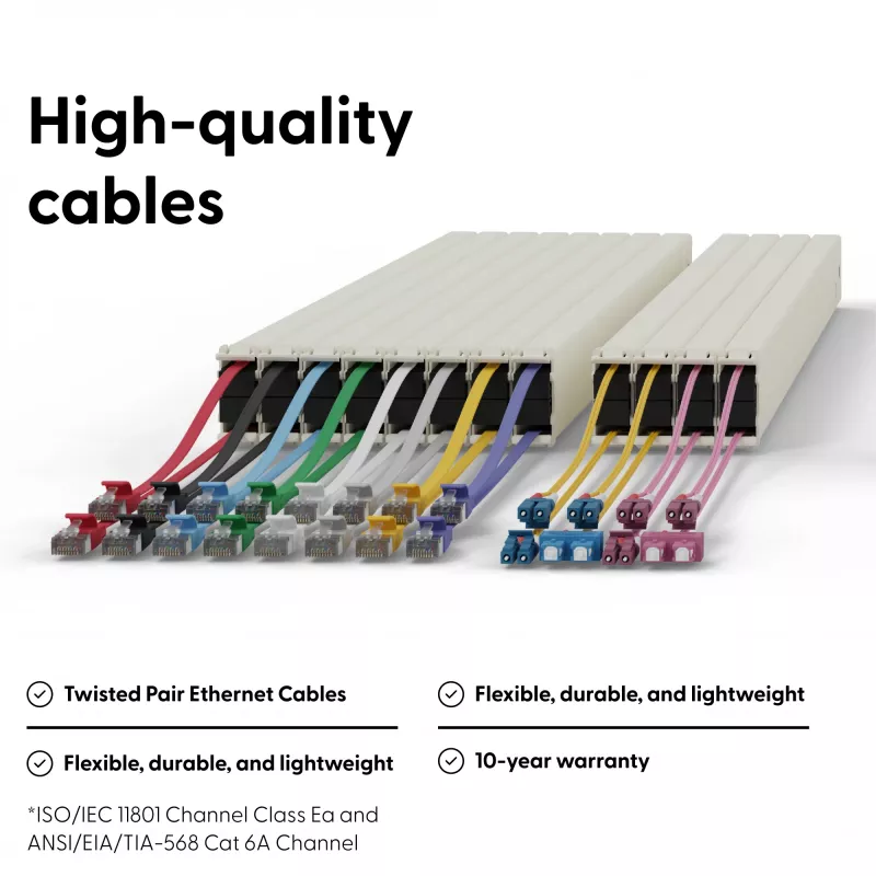 Kabel sieciowy PATCHBOX CONE30STPBL RJ-45 Cat6a 1.8 m Niebieski