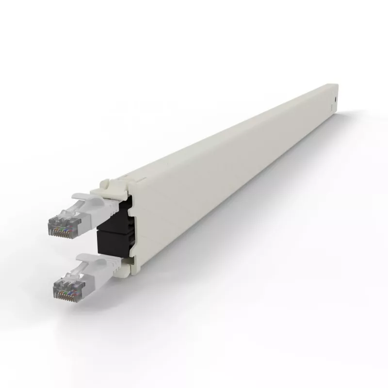 Kabel sieciowy PATCHBOX CONE30STPWH RJ-45 Kat.6a 1.8 m Biały