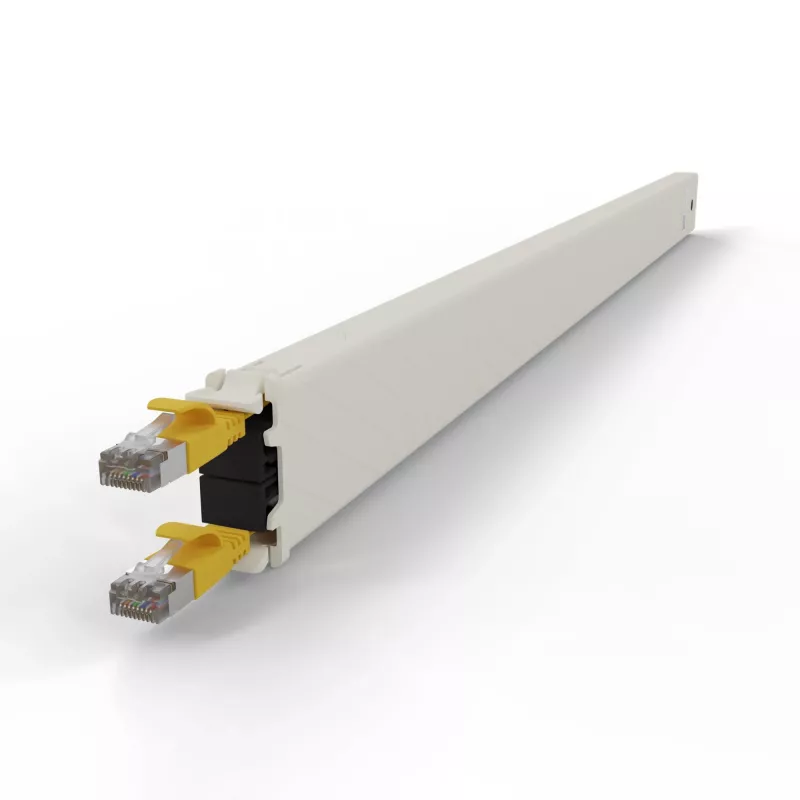 Kabel sieciowy PATCHBOX CONE30STPYL RJ-45 Cat6a 1,8 m żółty