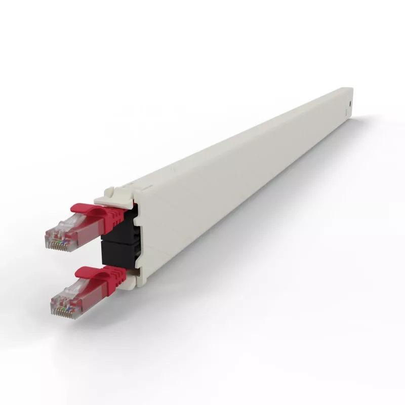 Kabel sieciowy PATCHBOX CONE30UTPRD RJ-45 Cat6a 1,8 m czerwony